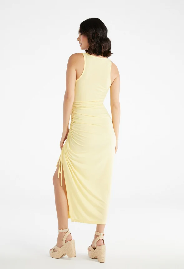 Ruched Maxi Tank Dress - Image 2