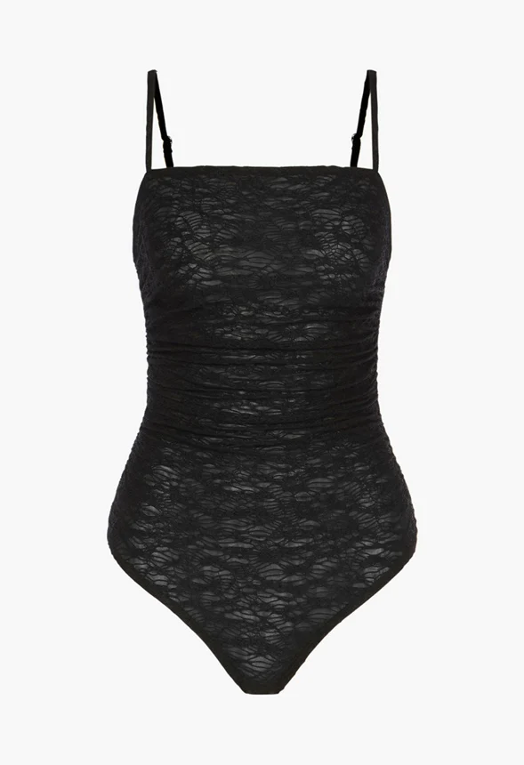Ruched Mesh Bodysuit - Image 5