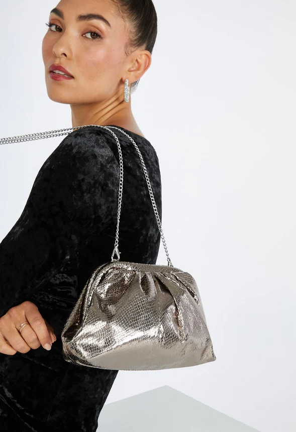 Ruched Mini Pouch - Image 2