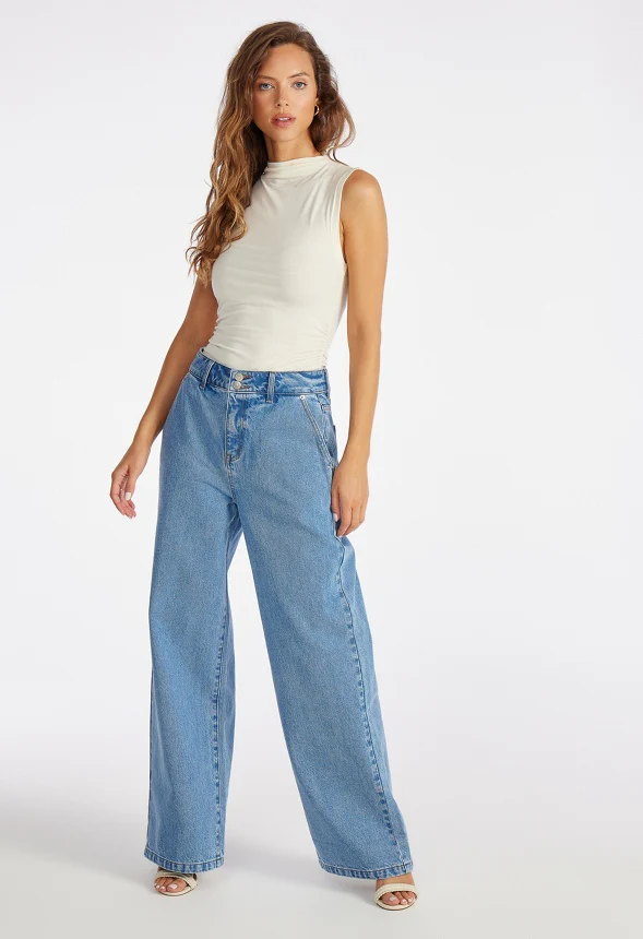 Ruched Mock Neck Tank - Image 4
