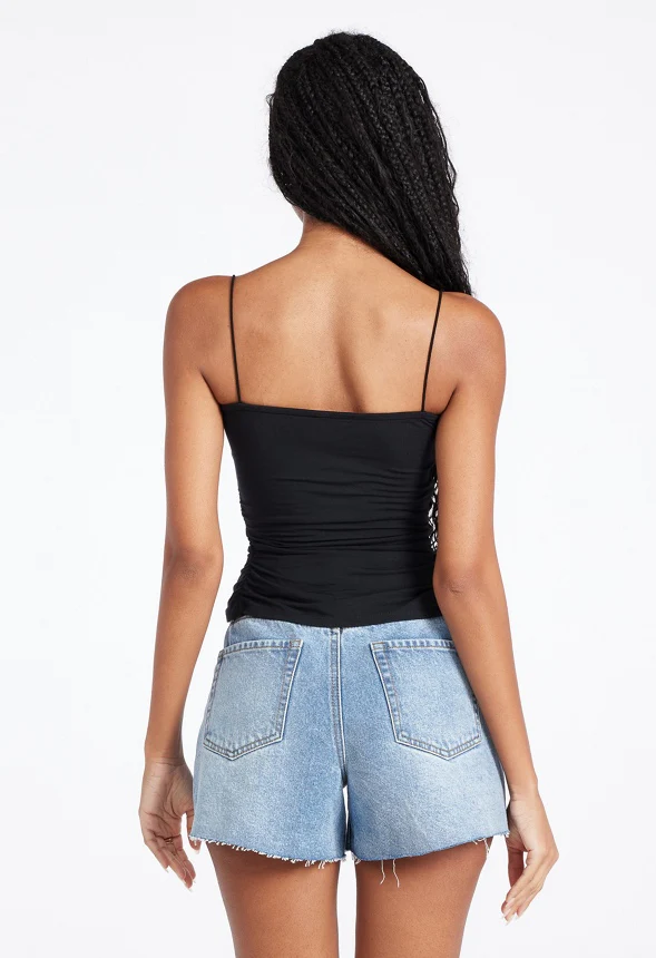 Ruched Square Neck Cami - Image 2