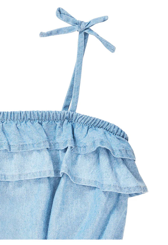 Ruffle Chambray Tank - Image 4