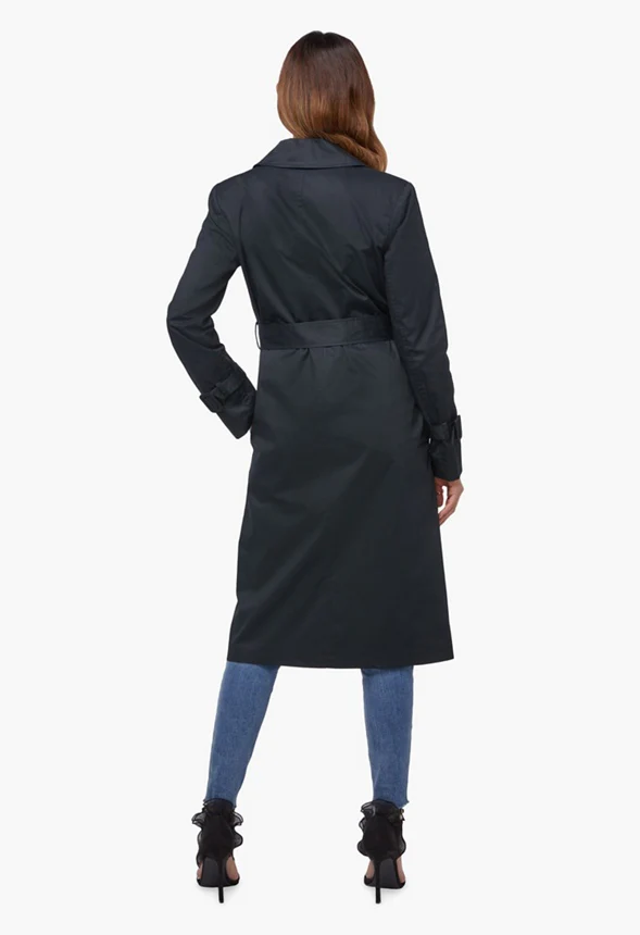 Ruffle Detail Trench Coat - Image 3