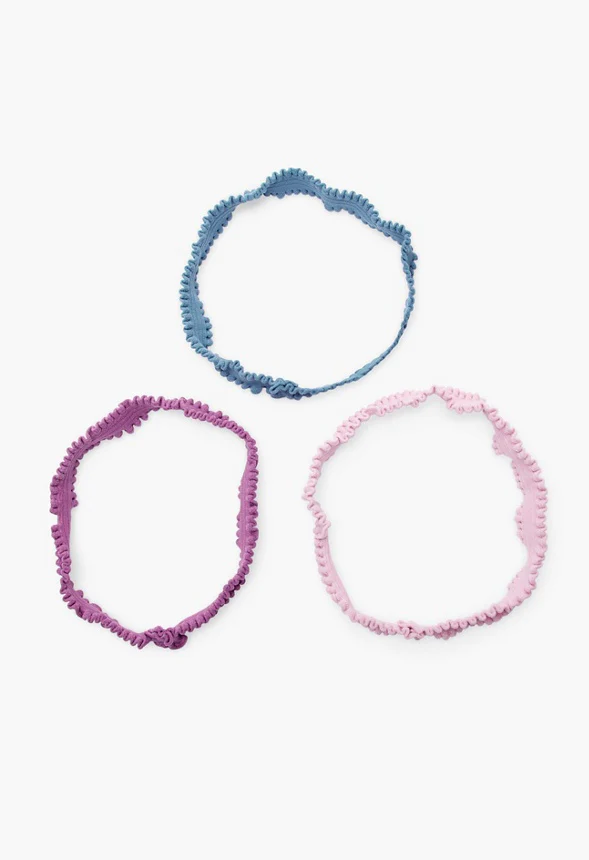 Ruffle Edge 3 Pack Elastic Headbands - Image 3