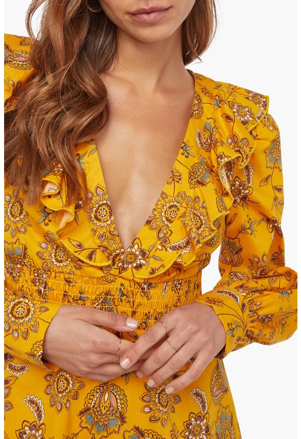 Ruffle Fit & Flared Mini Dress - Image 4