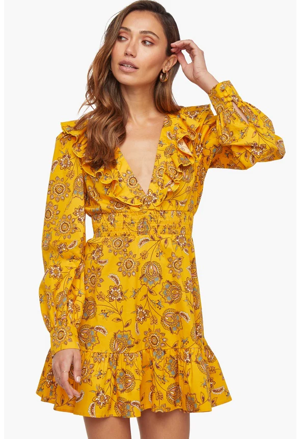 Ruffle Fit & Flared Mini Dress - Image 5