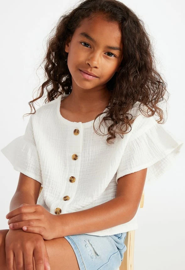 Ruffle Sleeve Top - Image 7