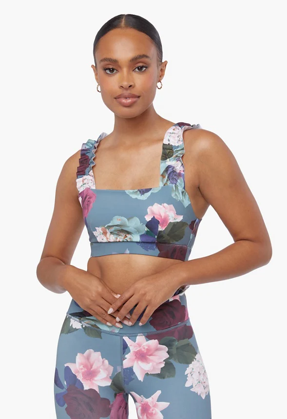 Ruffle Sports Bra