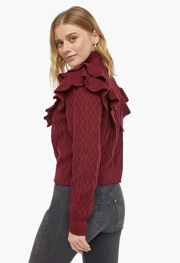 Ruffle Sweater - Image 2