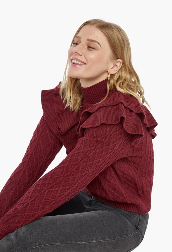 Ruffle Sweater - Image 4