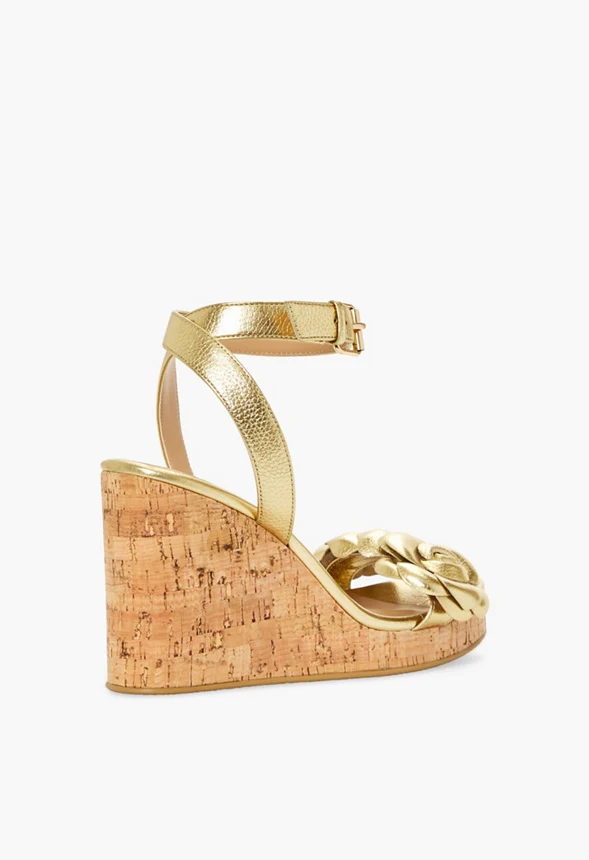 Rumi Floral Cork Wedge - Image 3