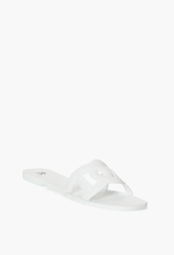 Sally Jelly Flat Sandal - Image 3
