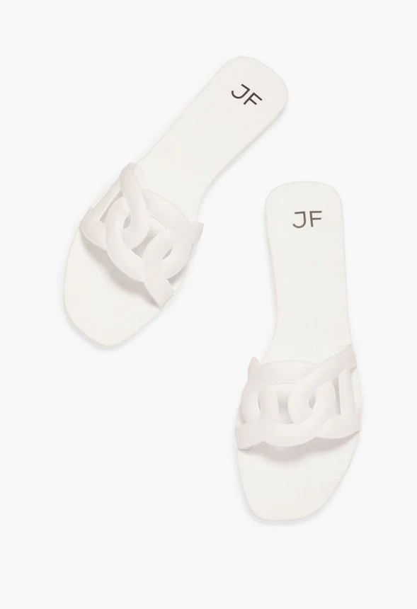 Sally Jelly Flat Sandal - Image 6