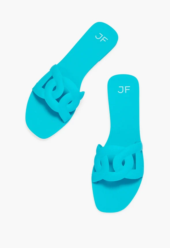Sally Jelly Flat Sandal - Image 2