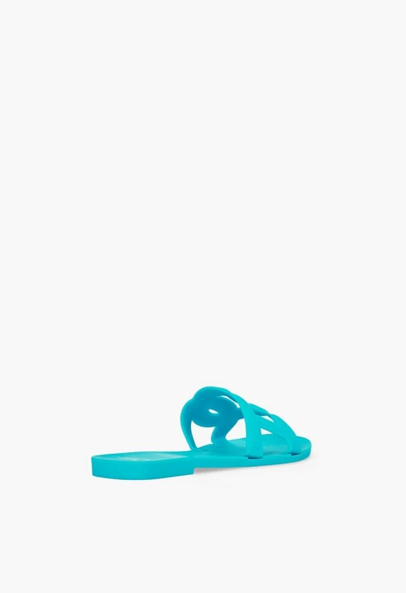 Sally Jelly Flat Sandal - Image 4