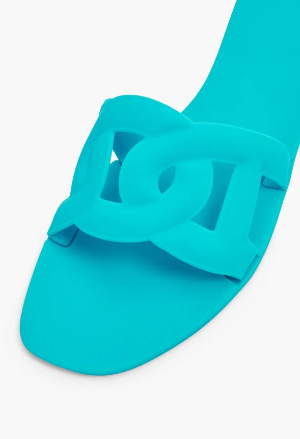 Sally Jelly Flat Sandal - Image 6