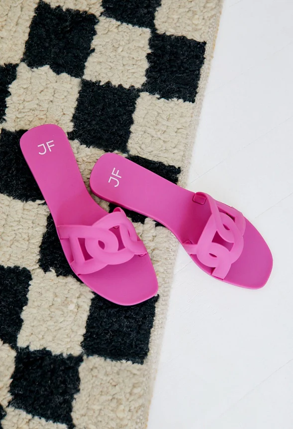 Sally Jelly Flat Sandal - Image 2