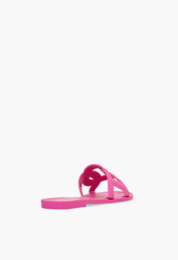 Sally Jelly Flat Sandal - Image 4