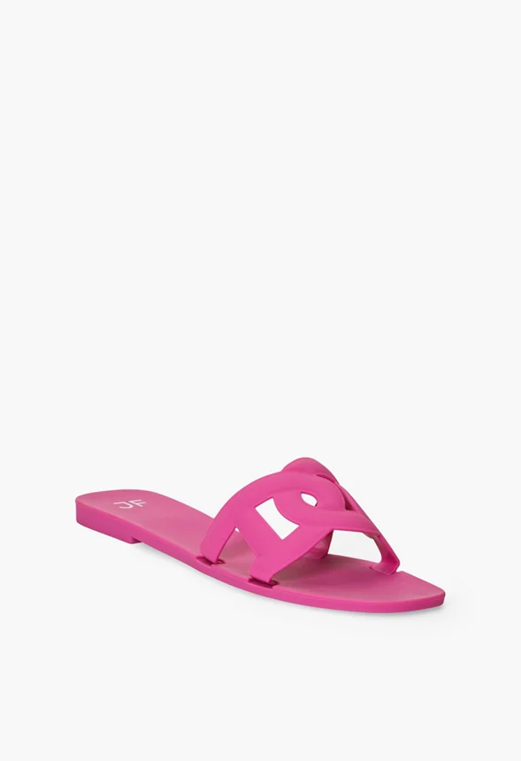 Sally Jelly Flat Sandal - Image 6