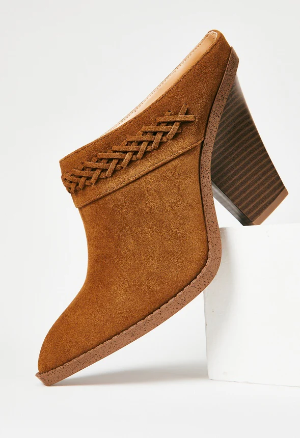 Samira Block Heeled Mule - Image 4