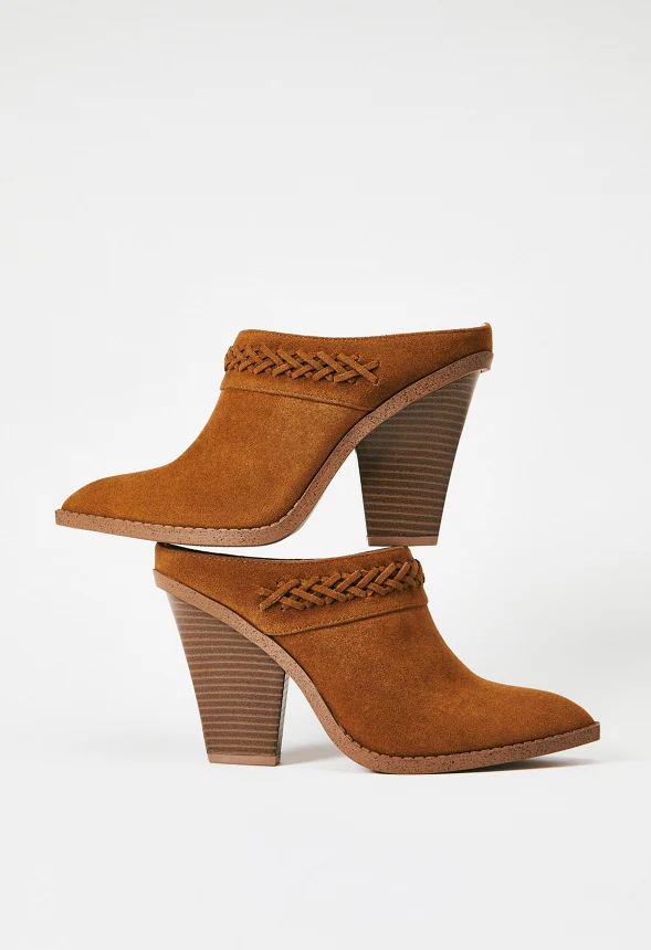 Samira Block Heeled Mule - Image 5