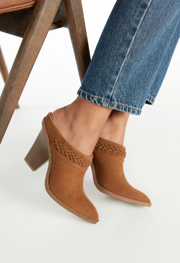 Samira Block Heeled Mule - Image 7