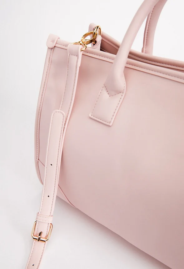 Satchel With Binding & Webbing Strap - Image 5