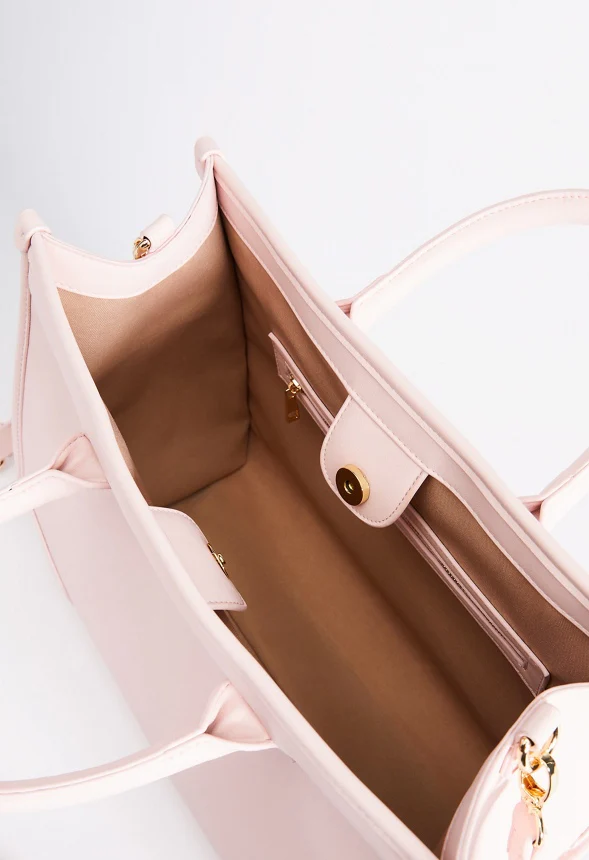 Satchel With Binding & Webbing Strap - Image 6