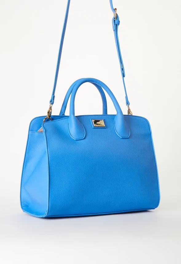 Satchel With Metal Plate - Image 5
