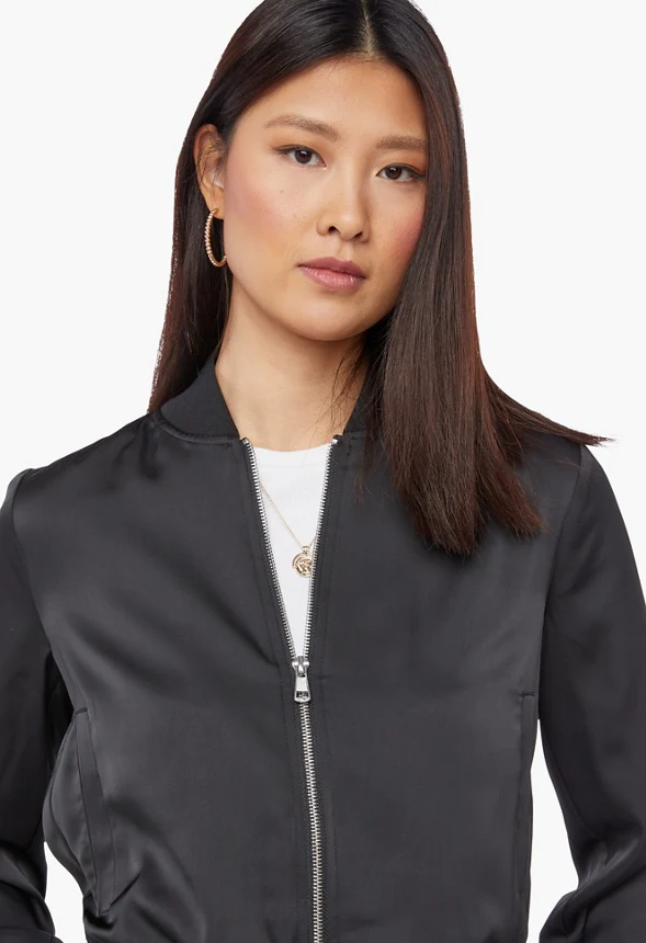 Satin Track Jacket - Image 4