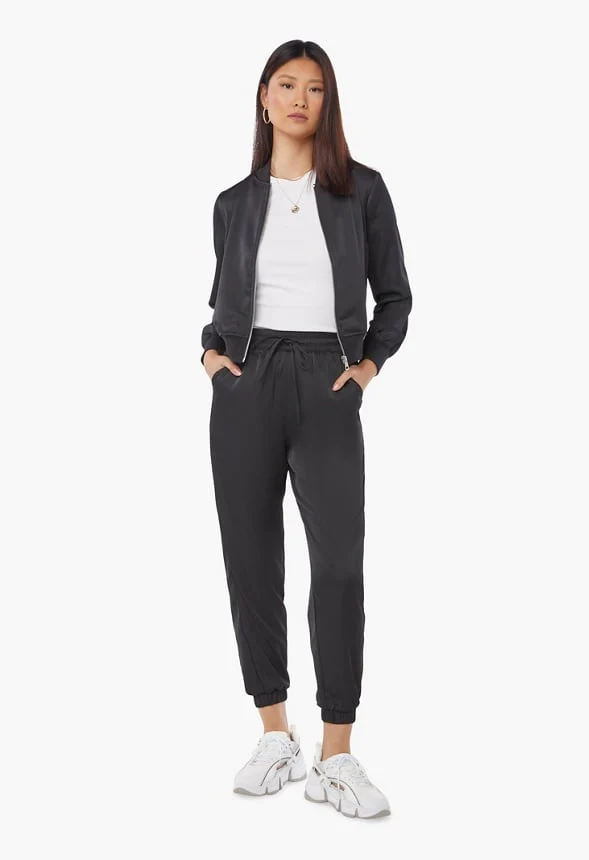 Satin Track Pants - Image 5