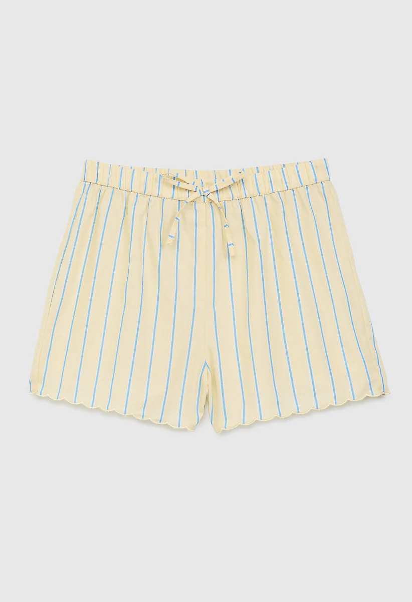 Scalloped Stripe Shorts - Image 4