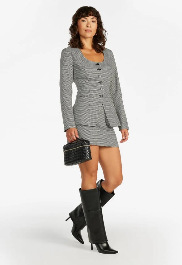 Scoop Neck Hourglass Blazer - Image 6