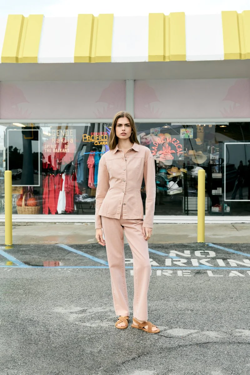 Seamed Denim Shirt - Image 5