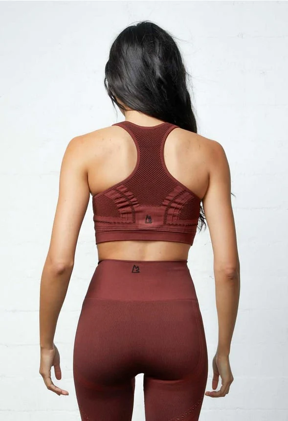 Seamless Open Stitch Sports Bra - Image 2