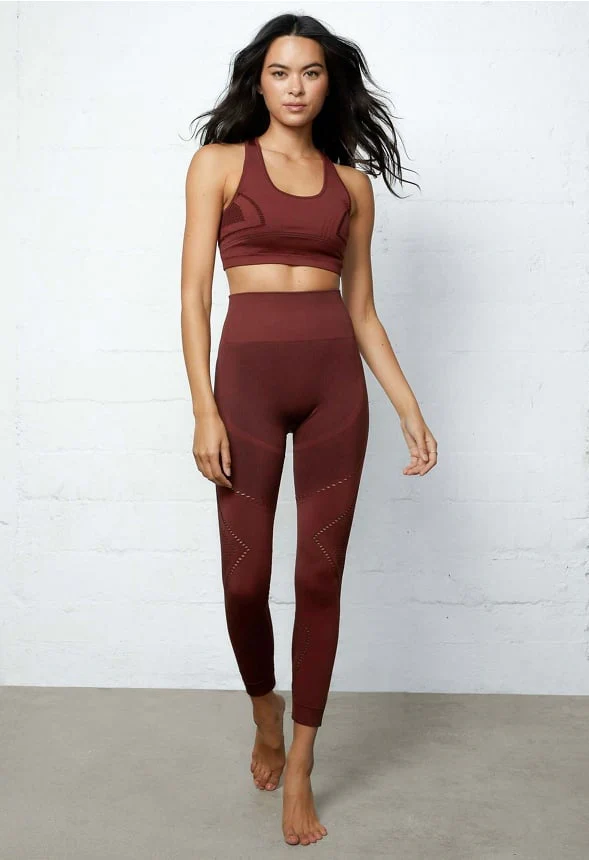 Seamless Open Stitch Sports Bra - Image 3