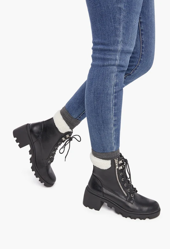 Sebbe Lace-Up Lug Sole Boot - Image 5