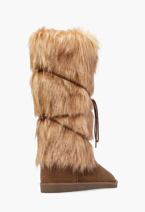 Selena Faux Fur Fuzzie - Image 3