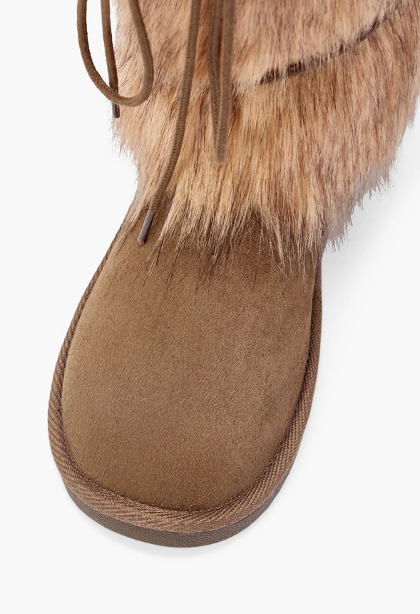 Selena Faux Fur Fuzzie - Image 4