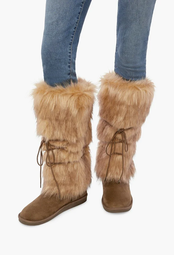 Selena Faux Fur Fuzzie - Image 5
