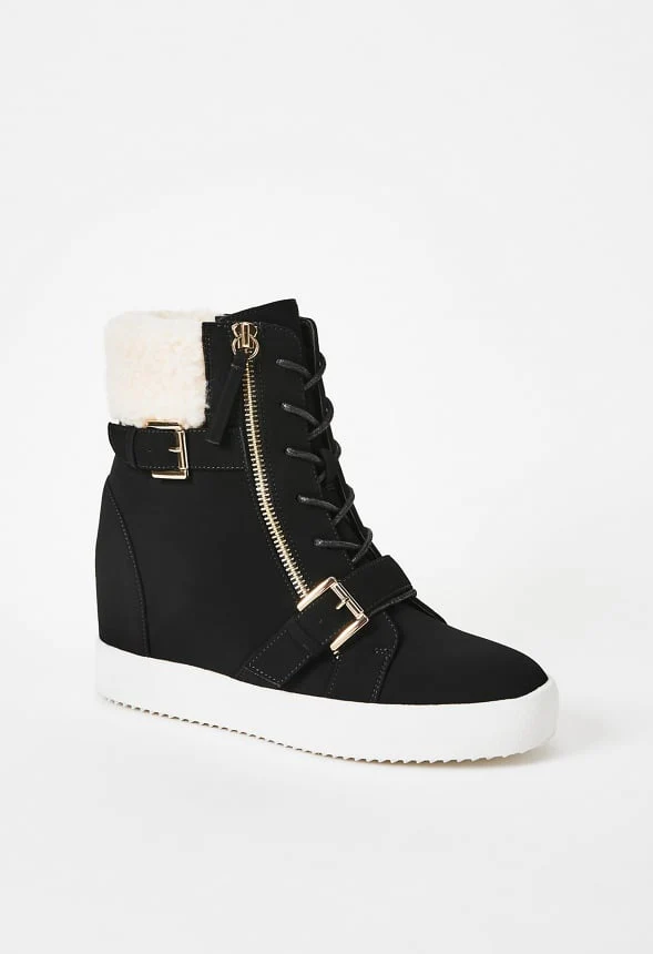 Selma High Top Wedge Sneaker - Image 3