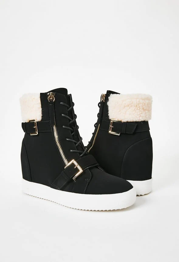 Selma High Top Wedge Sneaker - Image 6
