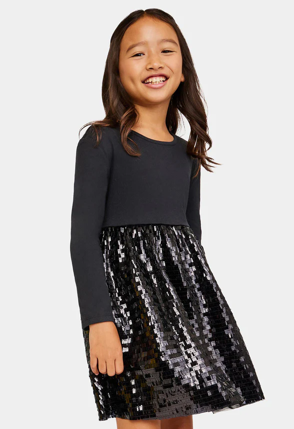 Sequin Babydoll Dress - Image 3