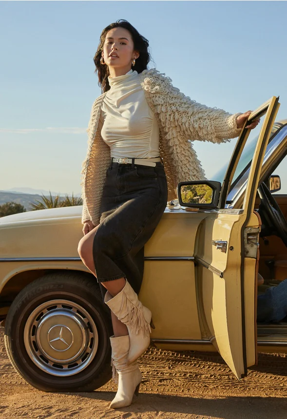 Shaggy Loop Sweater Cardigan - Image 6