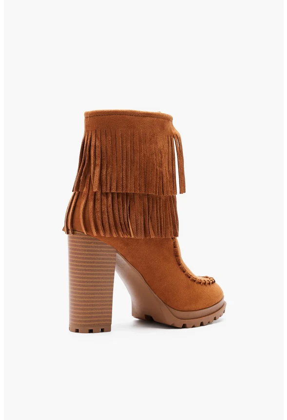 Shandee Fringe Moccasin Bootie - Image 3