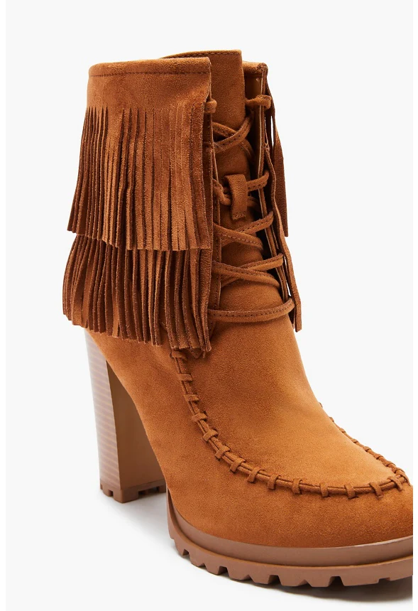 Shandee Fringe Moccasin Bootie - Image 4