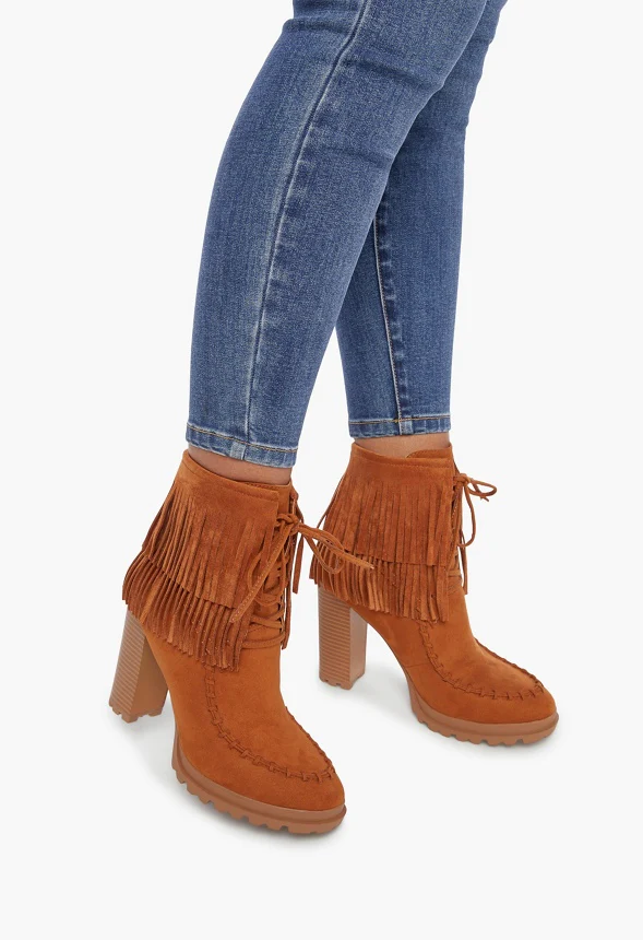 Shandee Fringe Moccasin Bootie - Image 5