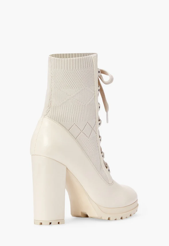 Shandee Knit Combat Bootie - Image 3