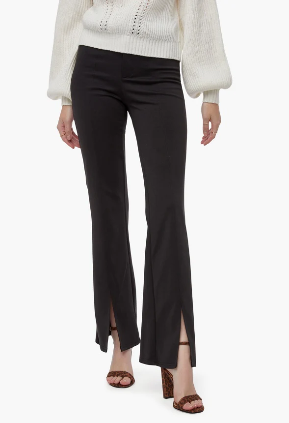Shapewear Pants With Front Split Hem - Image 2