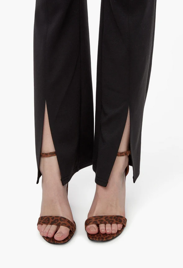 Shapewear Pants With Front Split Hem - Image 4
